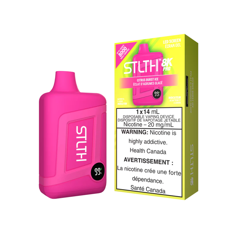 STLTH 8k Pro Disposable Vape - 8000 Puffs - 14ml