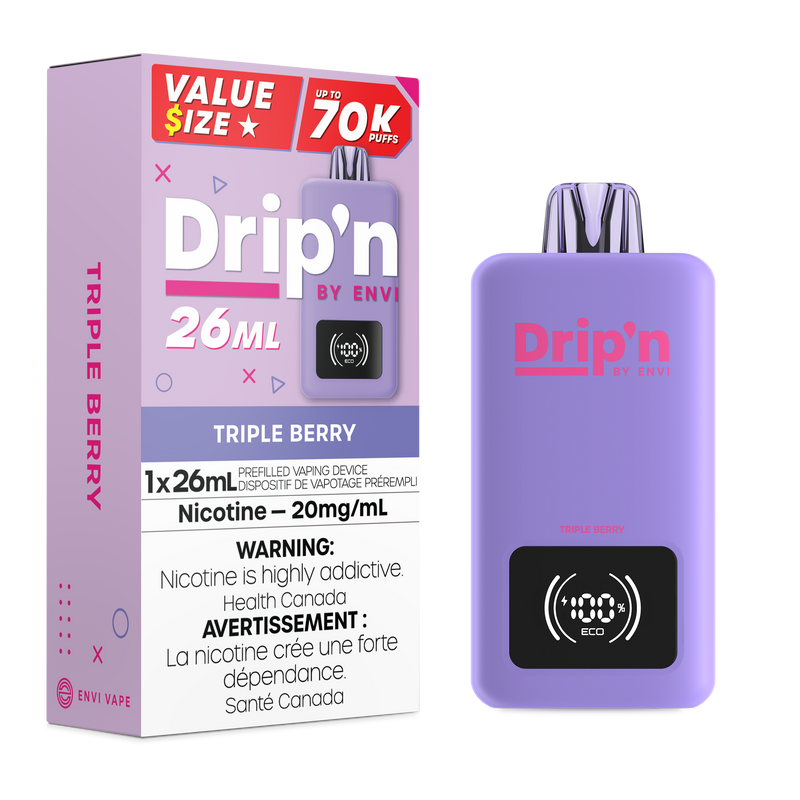 Drip'n by Envi 70k Disposable Vape - 70K Puffs - 26ml
