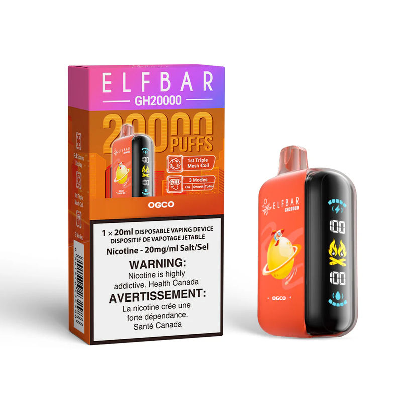 Elfbar GH20K Disposable Vape - 20000 Puffs - 20ml