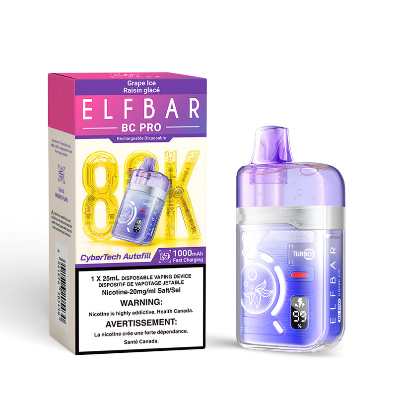 Elfbar BC Pro 80K Disposable Vape - 80000 Puffs - 25ml