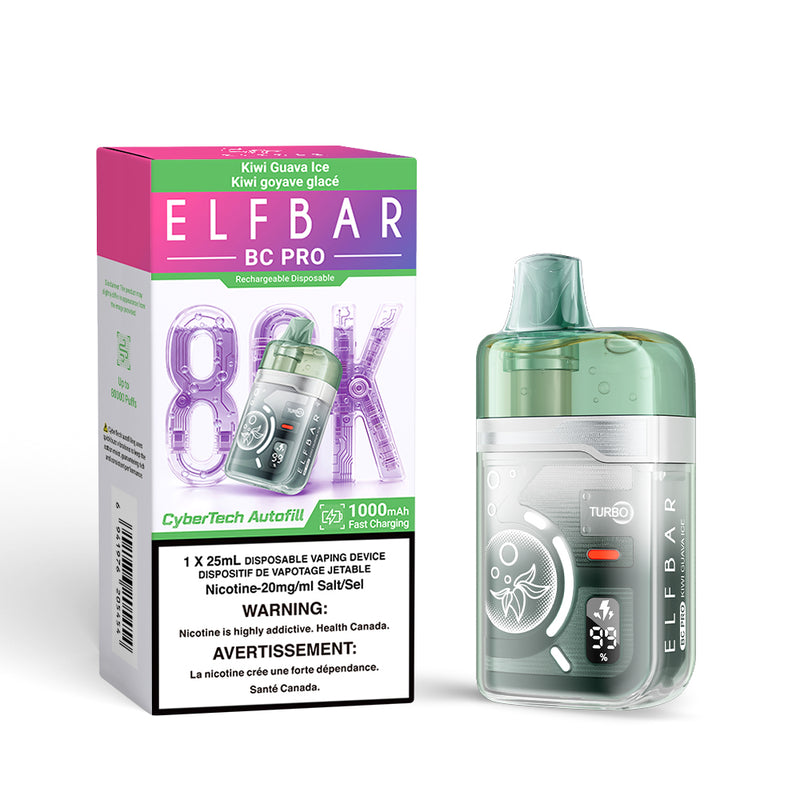 Elfbar BC Pro 80K Disposable Vape - 80000 Puffs - 25ml