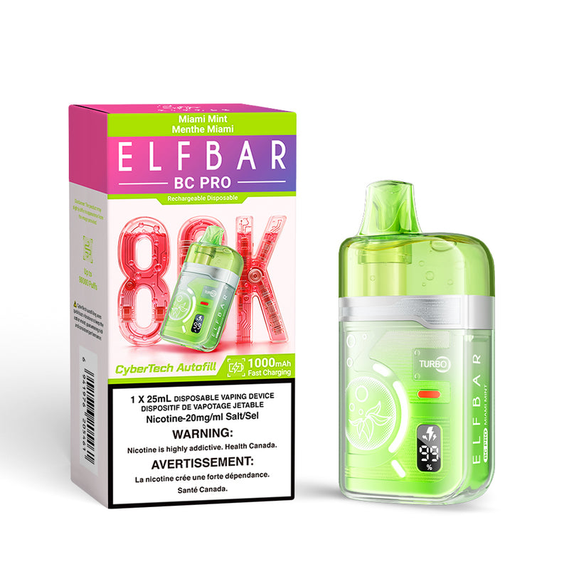 Elfbar BC Pro 80K Disposable Vape - 80000 Puffs - 25ml