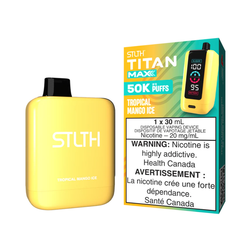 STLTH Titan Max 50k Disposable Vape - 50000 Puffs - 30ml
