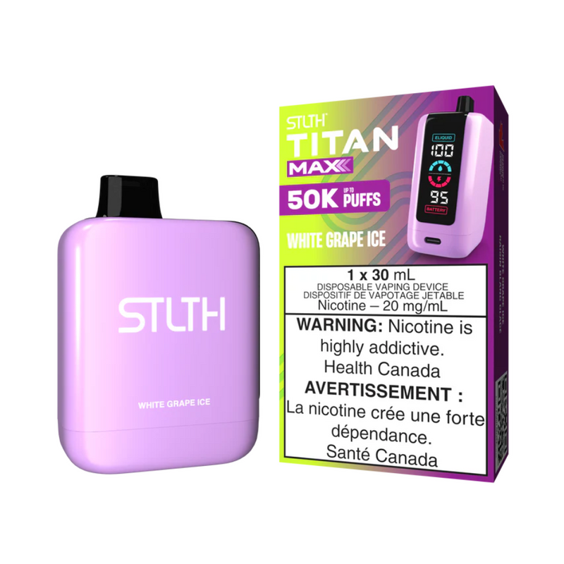 STLTH Titan Max 50k Disposable Vape - 50000 Puffs - 30ml