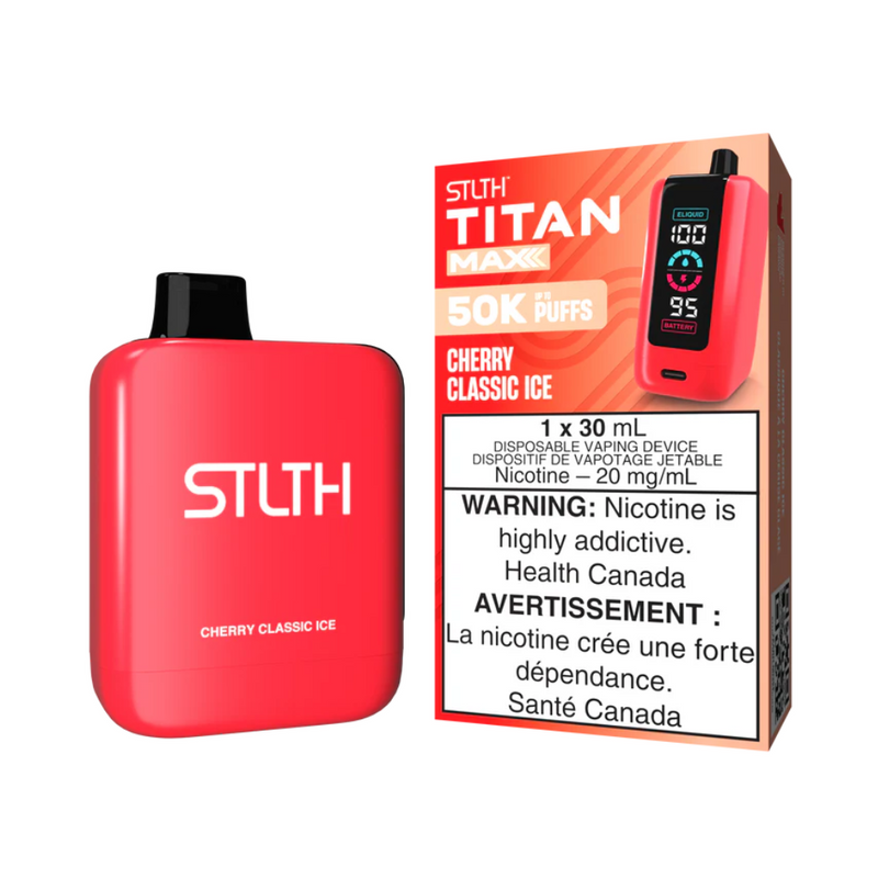 STLTH Titan Max 50k Disposable Vape - 50000 Puffs - 30ml