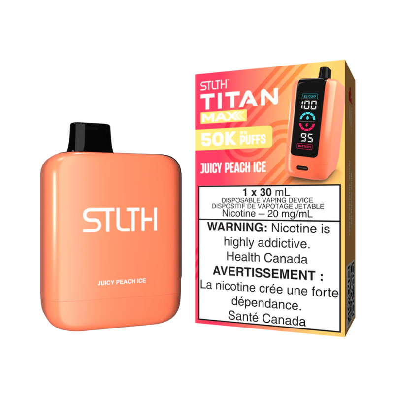 STLTH Titan Max 50k Disposable Vape - 50000 Puffs - 30ml