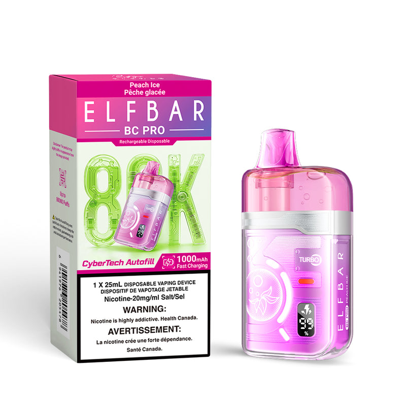 Elfbar BC Pro 80K Disposable Vape - 80000 Puffs - 25ml