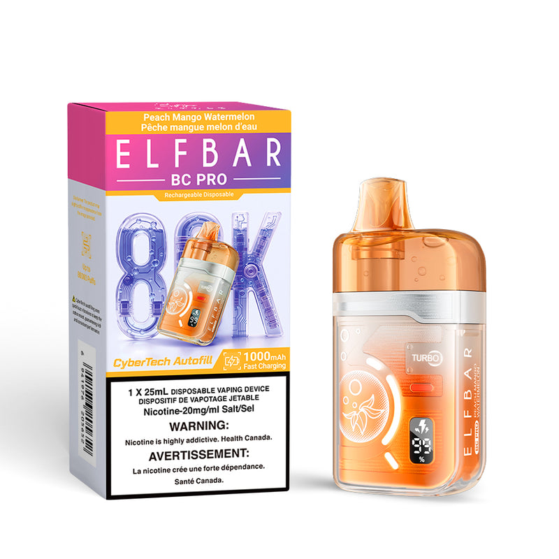 Elfbar BC Pro 80K Disposable Vape - 80000 Puffs - 25ml