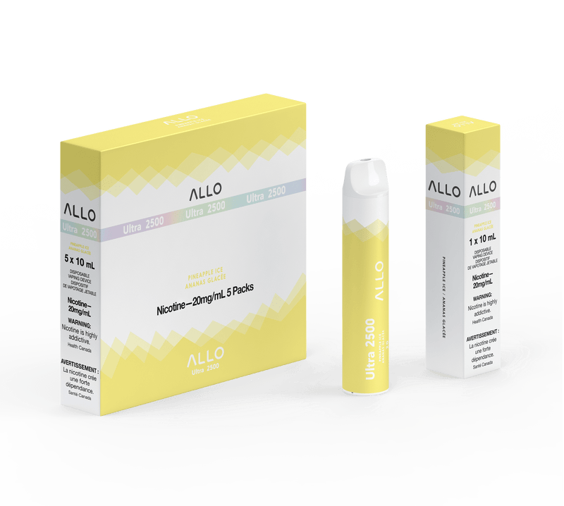 Allo Ultra 2500 Disposable Vape - 2500 Puffs - 8mL