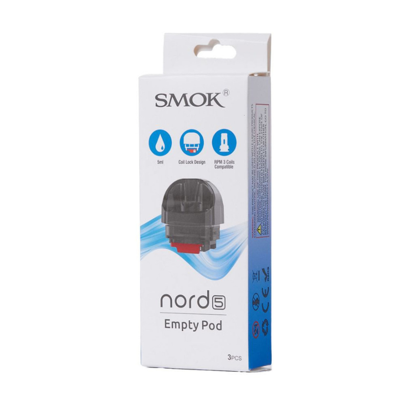 SMOK NORD 5 Empty Replacement Pod (3 Pack) [crc]