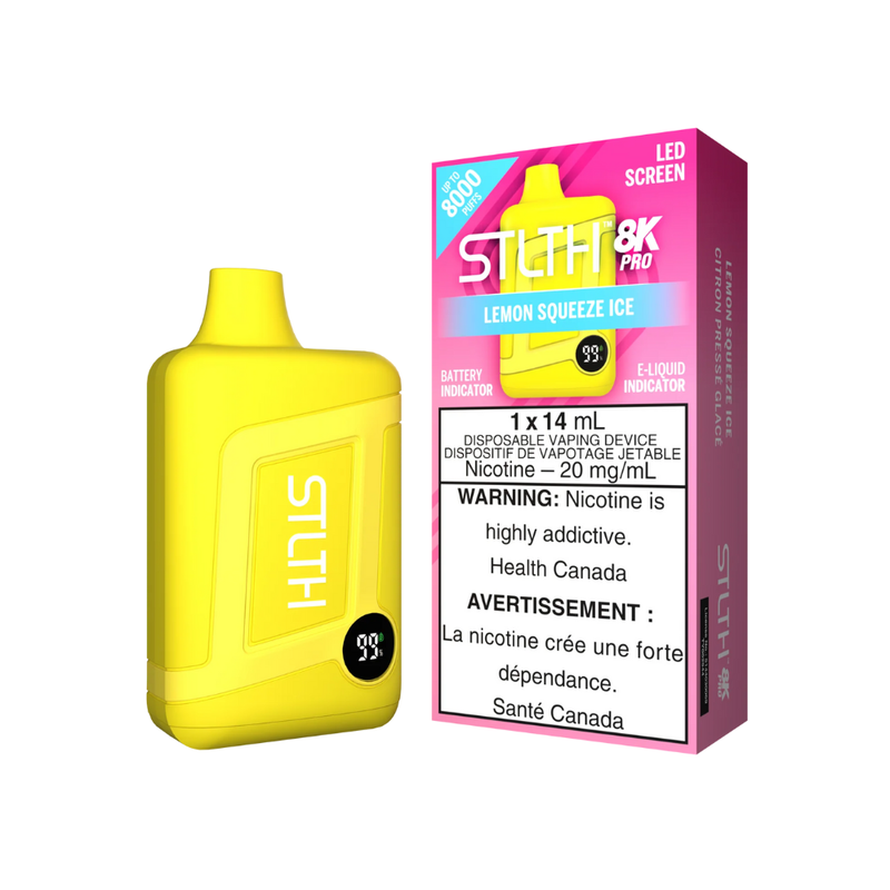 STLTH 8k Pro Disposable Vape - 8000 Puffs - 14ml
