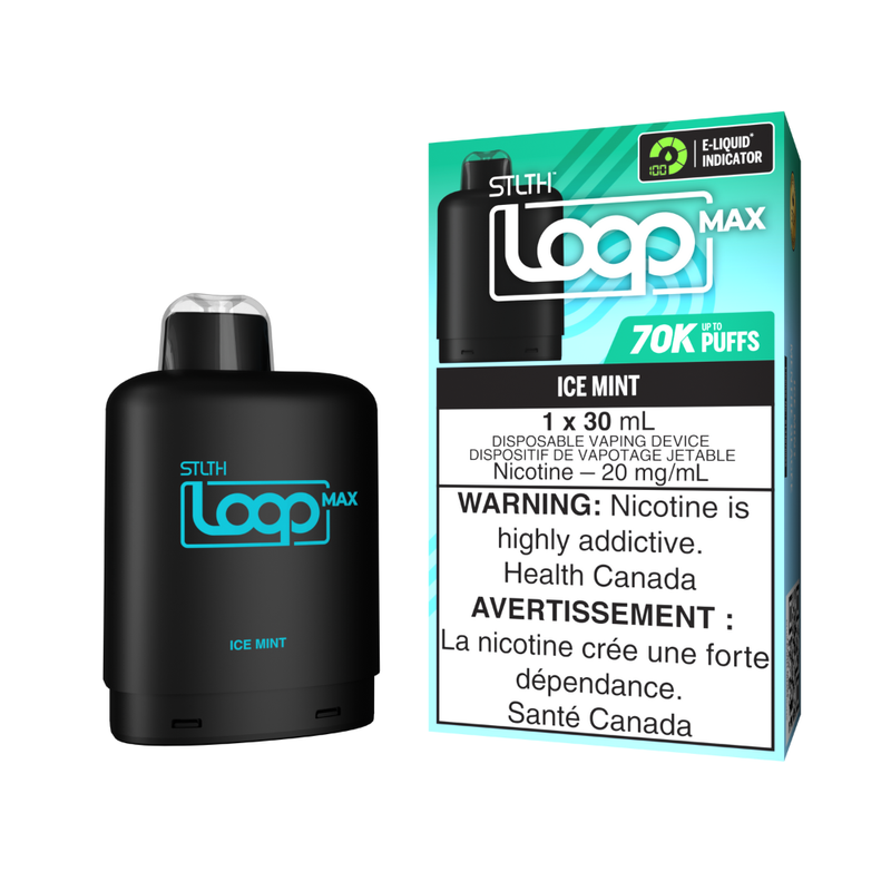 STLTH Loop Max Replacement Vape Pod - 70K Puffs - 30mL
