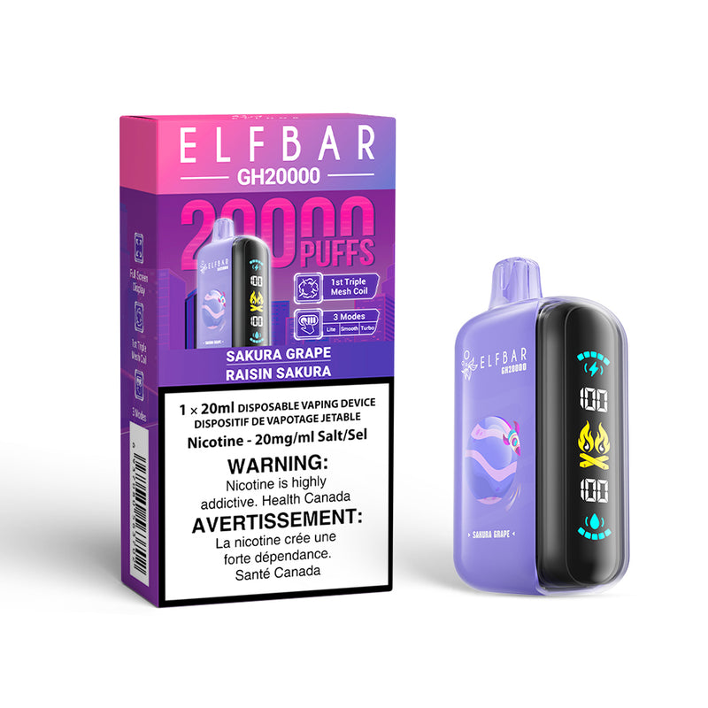 Elfbar GH20K Disposable Vape - 20000 Puffs - 20ml