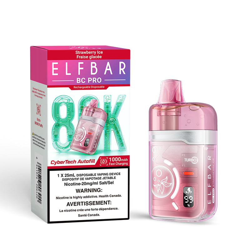 Elfbar BC Pro 80K Disposable Vape - 80000 Puffs - 25ml