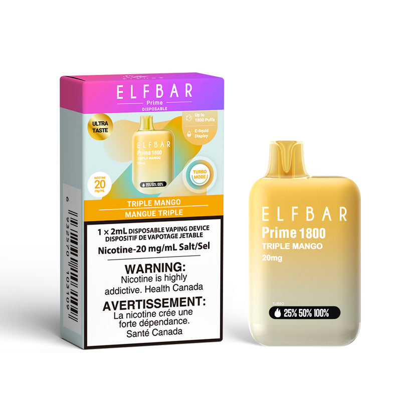 Elfbar Prime 1800 Disposable Vape - 1800 Puffs - 2ml