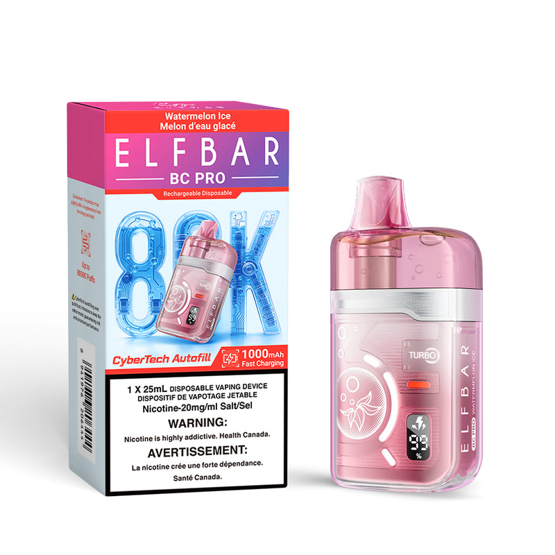 Elfbar BC Pro 80K Disposable Vape - 80000 Puffs - 25ml