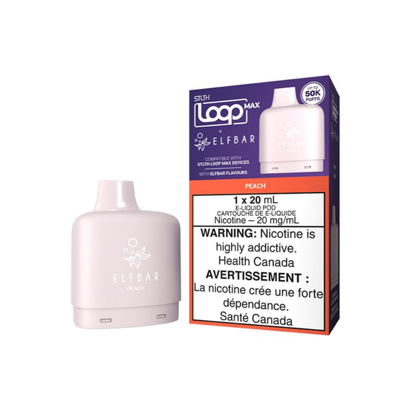 STLTH Loop Max X Elf Bar Replacement Vape Pod - 50K Puffs - 20mL