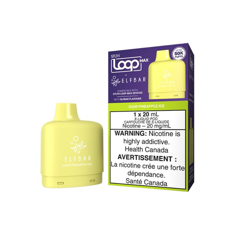 STLTH Loop Max X Elf Bar Replacement Vape Pod - 50K Puffs - 20mL
