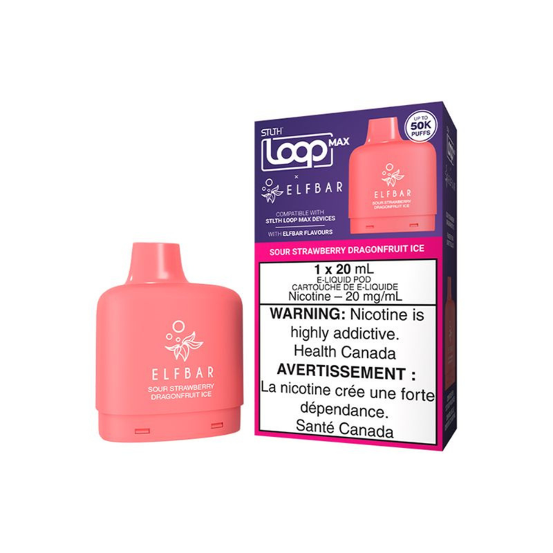 STLTH Loop Max X Elf Bar Replacement Vape Pod - 50K Puffs - 20mL