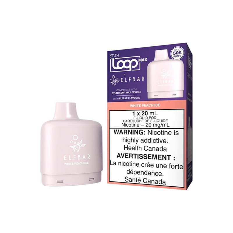 STLTH Loop Max X Elf Bar Replacement Vape Pod - 50K Puffs - 20mL