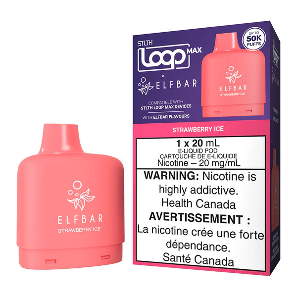 STLTH Loop Max X Elf Bar Replacement Vape Pod - 50K Puffs - 20mL
